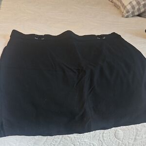 Elegant Black Skort